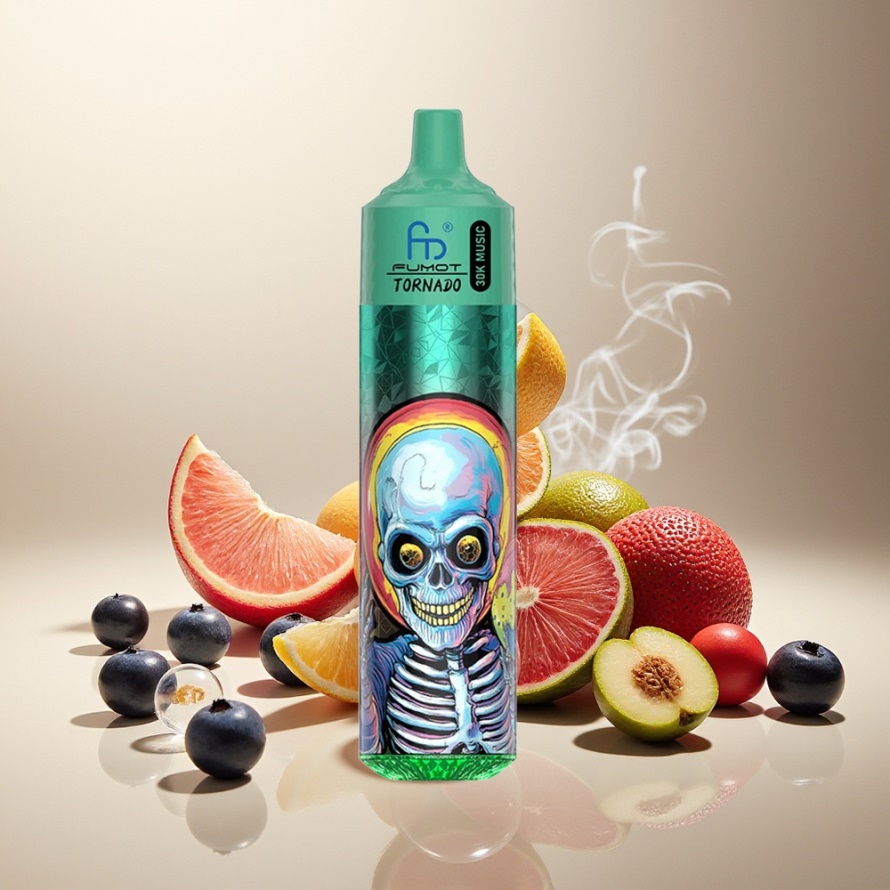 Fumot Randm Tornado 30000 Puffs Svensk Grossist Engångs Vape Blåbär Is 30mL 600mAh