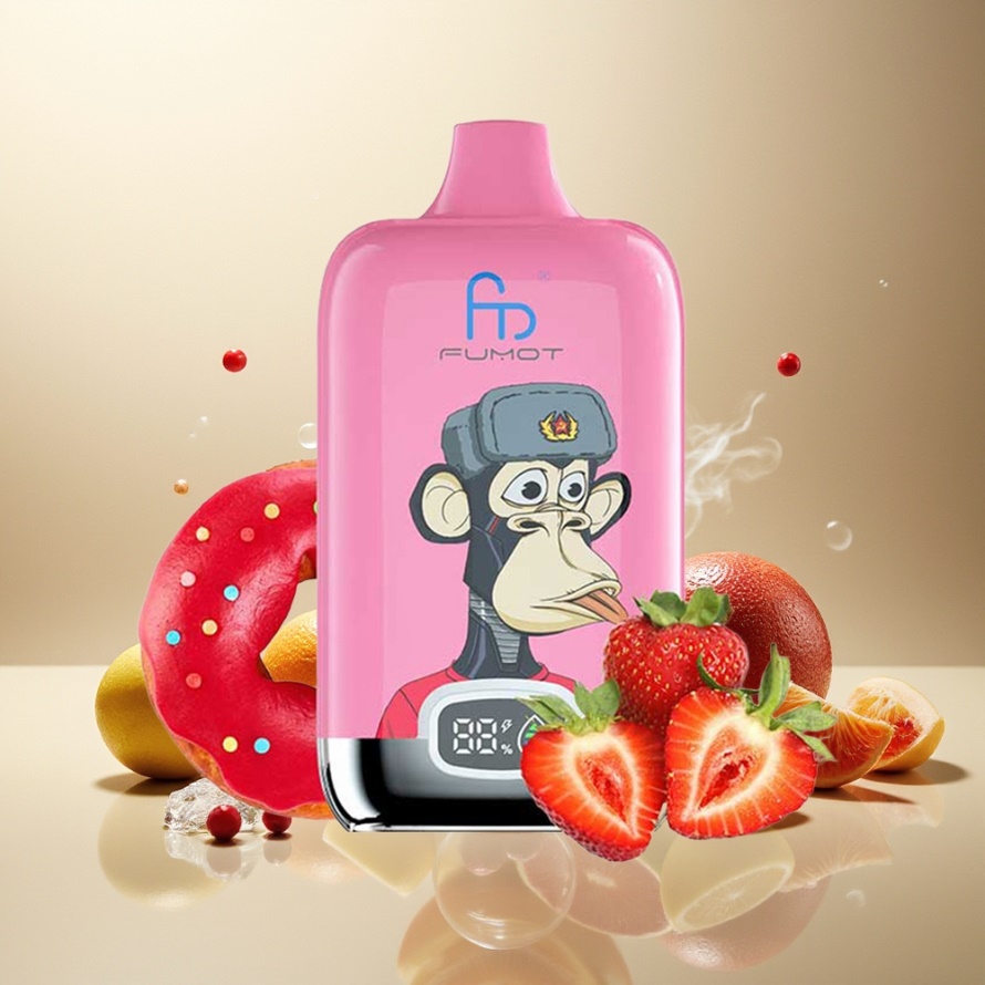 Fumot Tornado Digital Box 12000 Puffs Svensk Grossist Engångs Vape Lush Is 20ml Mesh Coil Typ-C