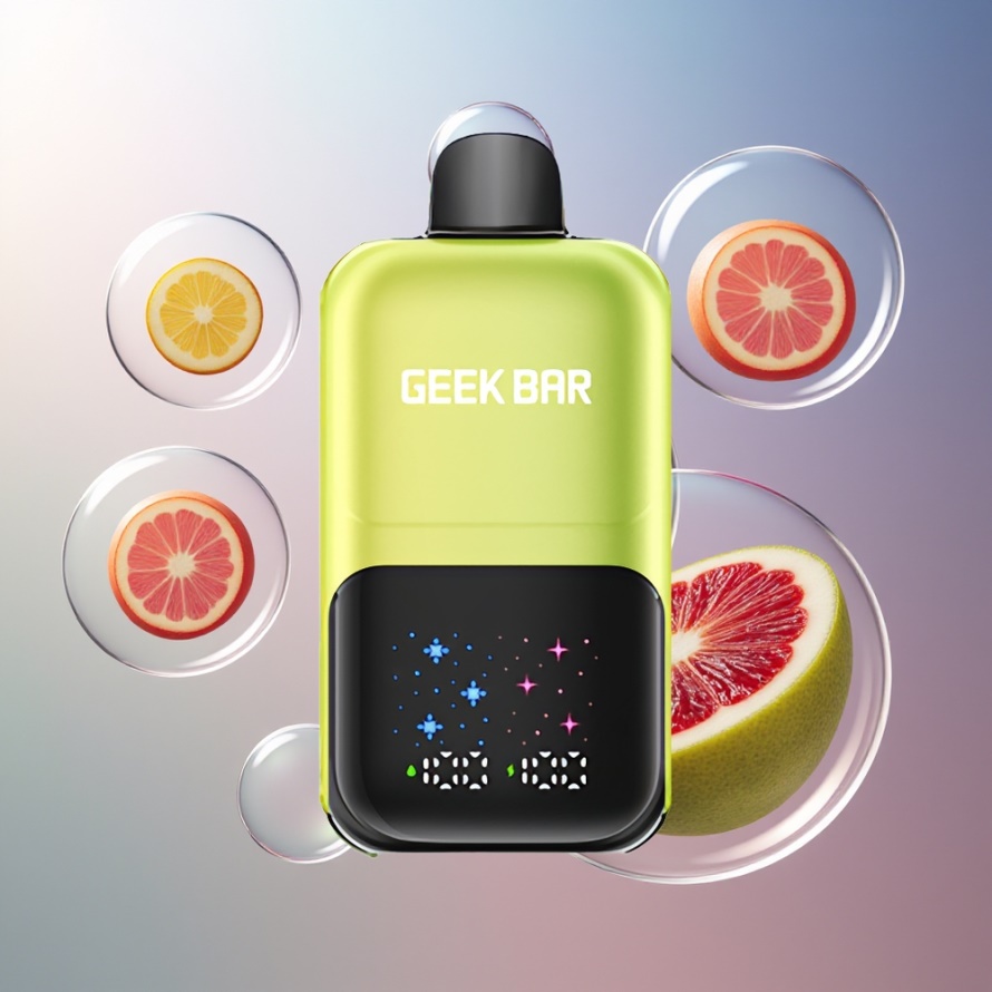 Geek Bar 2GO 20ml 50000 Puffs Two Series Bärbar Vape-Penna Sur Äppel Is för svensk grossist