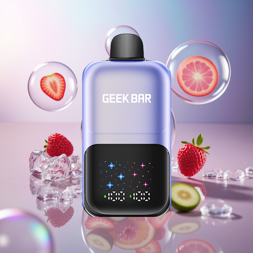 Geek Bar 2GO 20ml 50000 Puffs Two Series Engångs Vape Pen Blandade Bär Is för svensk grossist
