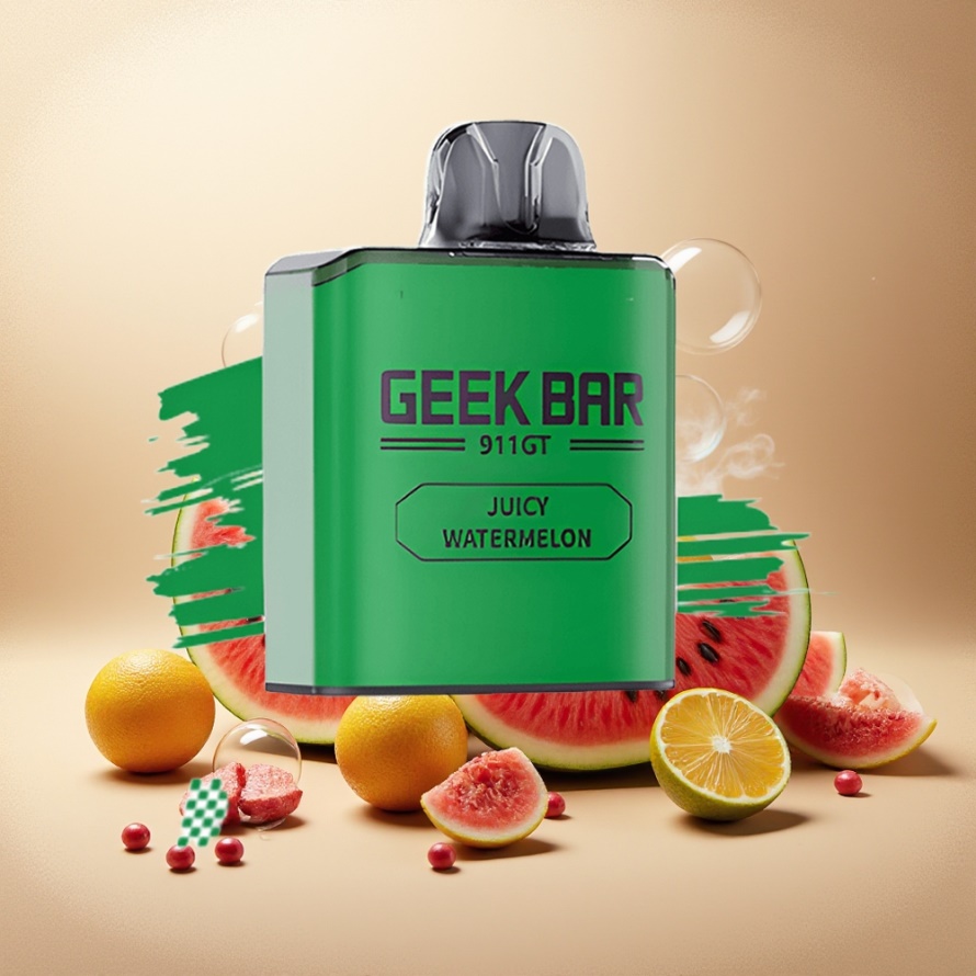 GEEK BAR 911 GT 16000 Puffs Engångs Vape Saftig Vattenmelon svensk grossist med 800mAh & VPU Teknik