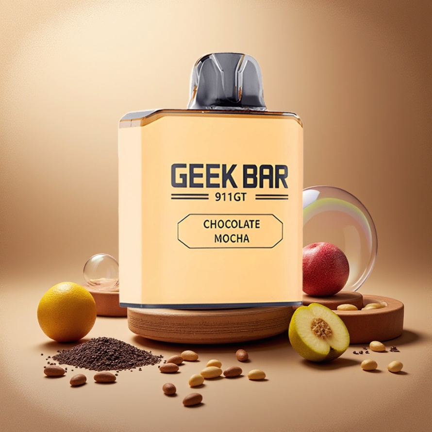GEEK BAR 911 GT 16000 Puffs Svensk Grossist Engångs Vape Choklad Mocca 800mAh 5% Nikotin VPU
