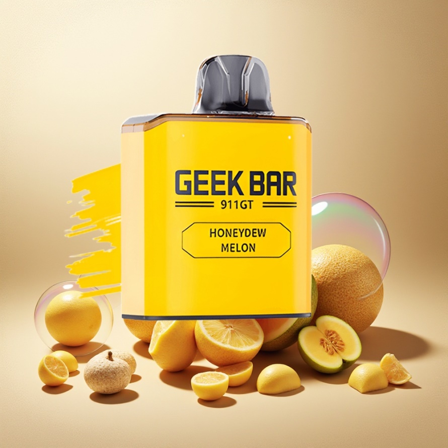 GEEK BAR 911 GT 16000 Puffs Svensk Grossist Engångs Vape Honungsmelon med 800mAh & 5% Nikotin