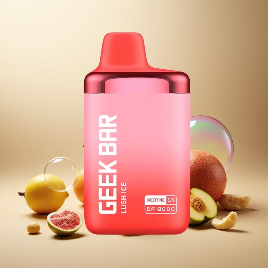 GEEK BAR DF8000 Engångsvape Lush IS (8000 puffar, 14 mL, 20mg/mL) svensk grossist
