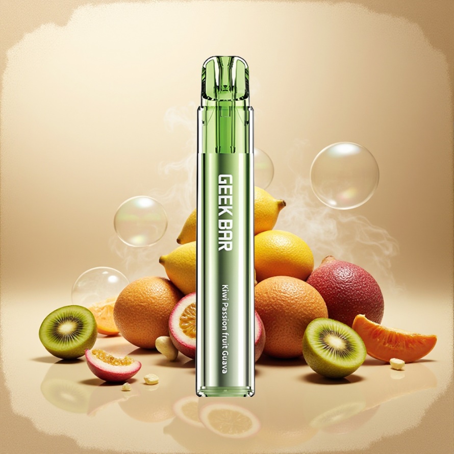 GEEK BAR Elite 1000 Puffs Engångs Vape Kiwi Passionsfrukt Guava Svensk Grossist Mesh Coil 650mAh