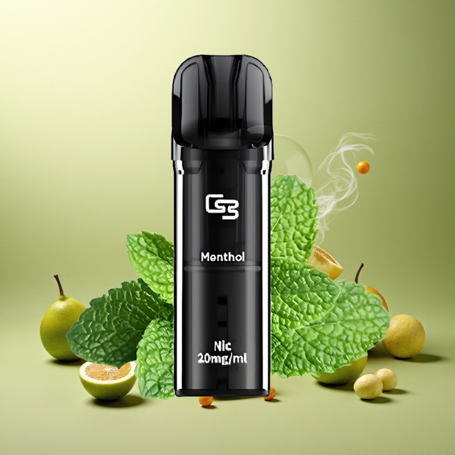 GEEK BAR Elite Förfylld Pod Kit Grön - Aluminiumlegering, 650 mAh, 2.0 ml, Magnetisk - Svensk Grossist