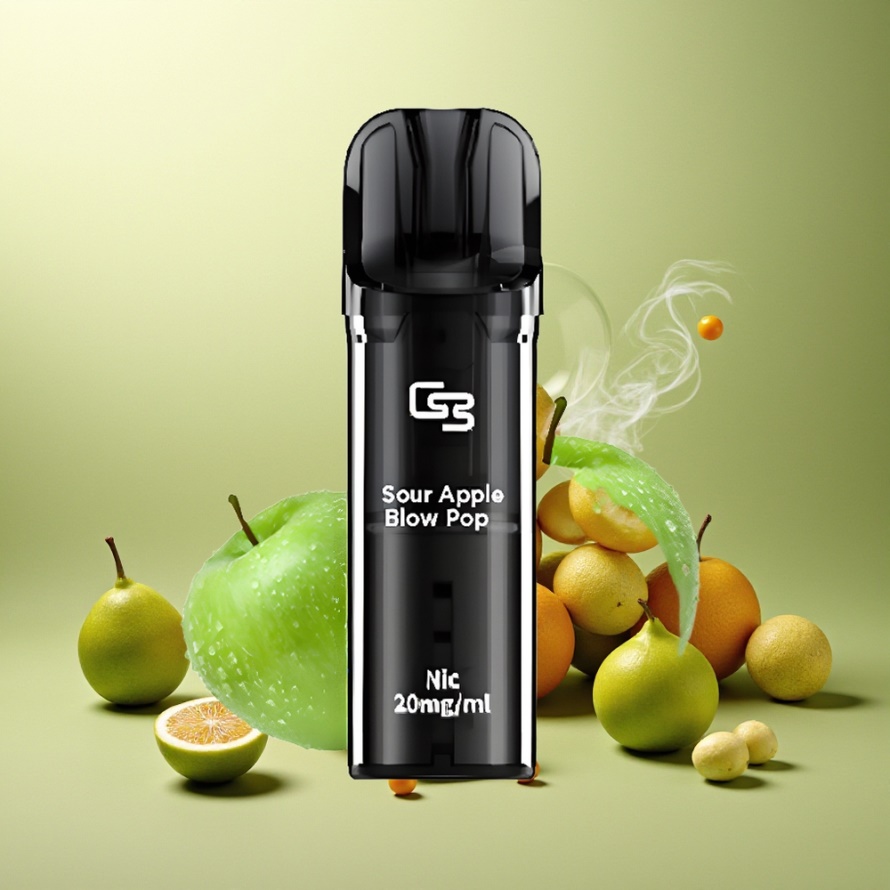 GEEK BAR Elite Förfylld Pod Kit Grön - Aluminiumlegering, 650 mAh, 2.0 ml, Magnetisk - Svensk Grossist
