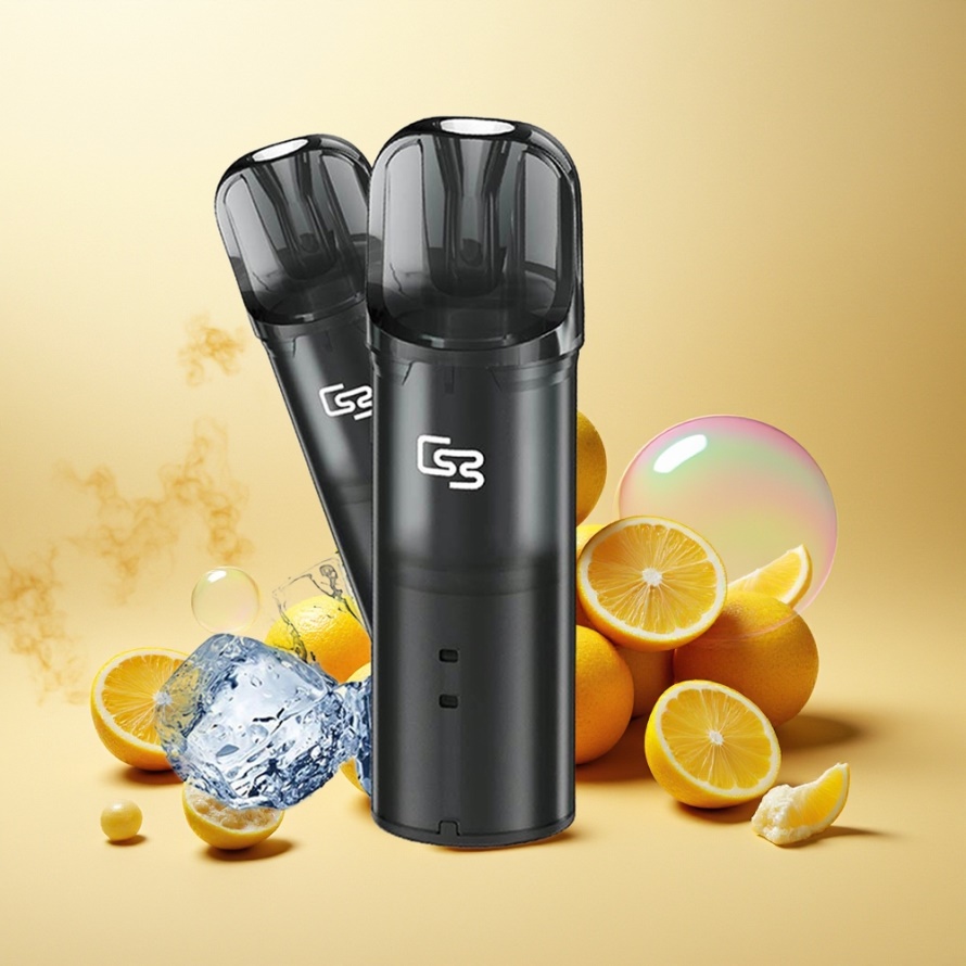 GEEK BAR Elite Förfylld Pod Kit Gul Aluminiumlegering 650mAh 2.0ml Bypass Magnetisk svensk grossist