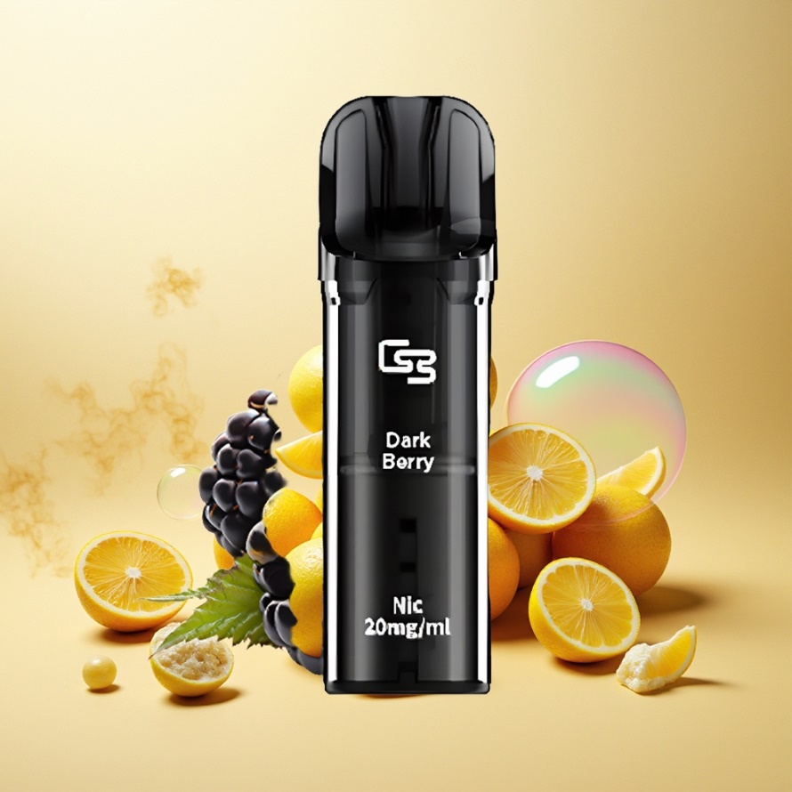 GEEK BAR Elite Förfylld Pod Kit Gul Aluminiumlegering 650mAh 2.0ml Bypass Magnetisk svensk grossist