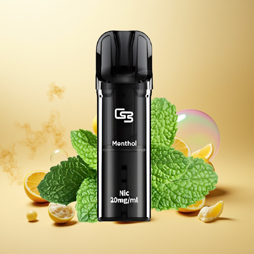 GEEK BAR Elite Förfylld Pod Kit Gul Aluminiumlegering 650mAh 2.0ml Bypass Magnetisk svensk grossist