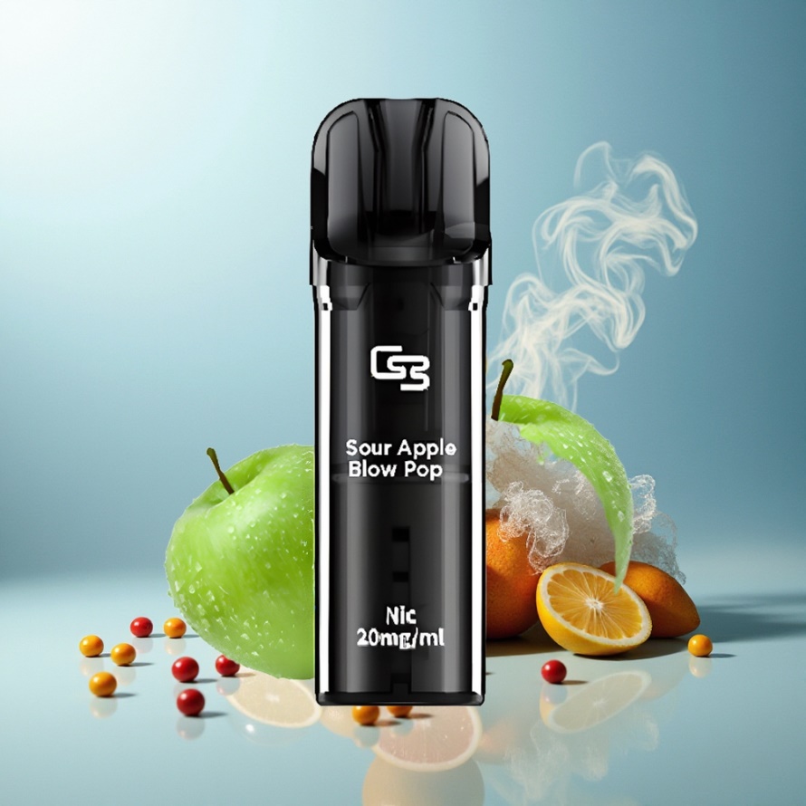 GEEK BAR Elite Förfylld Pod Kit Himmelsblå - Aluminiumlegering, 650 mAh, 2.0 ml, Magnetisk, Bypass, svensk grossist