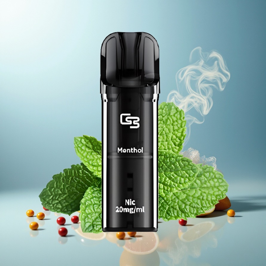 GEEK BAR Elite Förfylld Pod Kit Himmelsblå - Aluminiumlegering, 650 mAh, 2.0 ml, Magnetisk, Bypass, svensk grossist