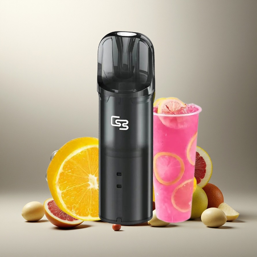 GEEK BAR Elite Förfylld Pod Kit Kylig Grå – Aluminiumlegering, 650 mAh, 2.0 ml, Magnetisk – svensk grossist