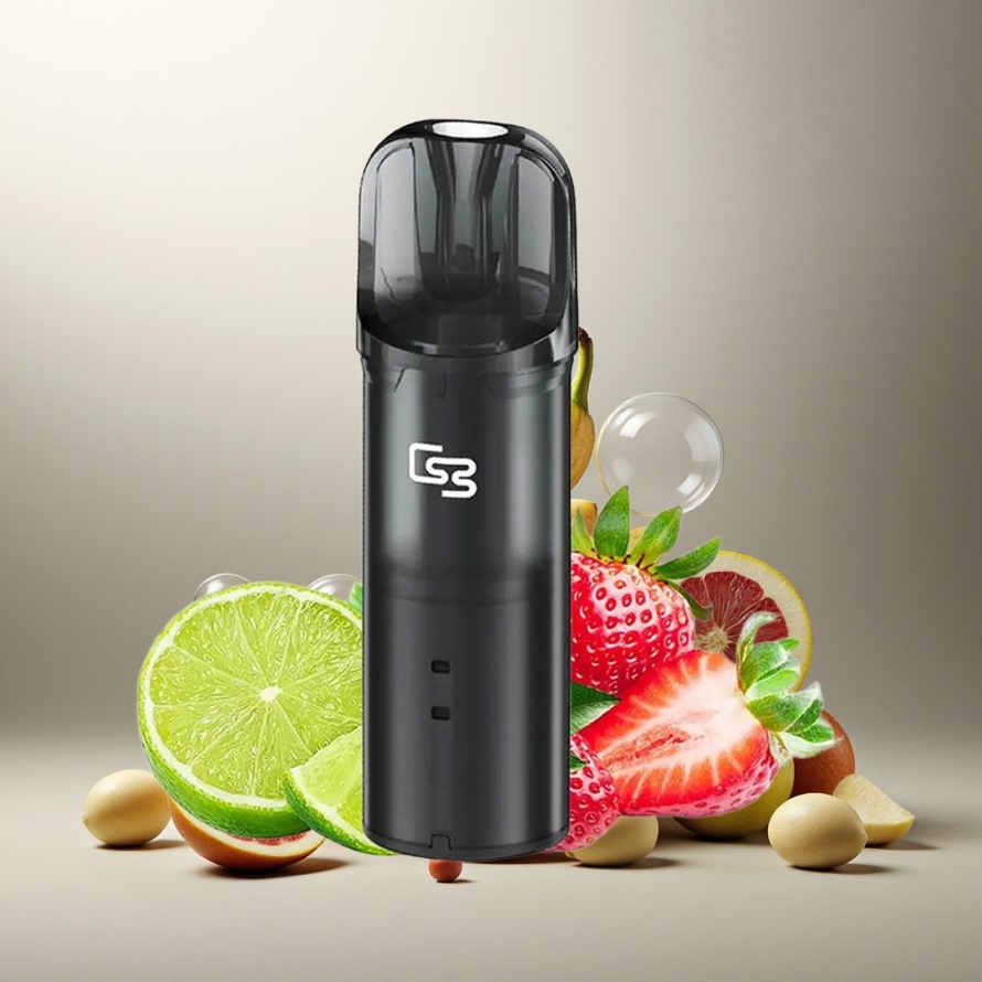 GEEK BAR Elite Förfylld Pod Kit Kylig Grå – Aluminiumlegering, 650 mAh, 2.0 ml, Magnetisk – svensk grossist