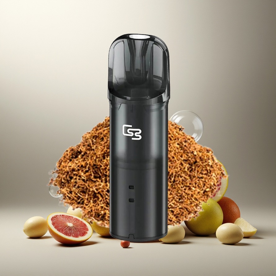 GEEK BAR Elite Förfylld Pod Kit Kylig Grå – Aluminiumlegering, 650 mAh, 2.0 ml, Magnetisk – svensk grossist