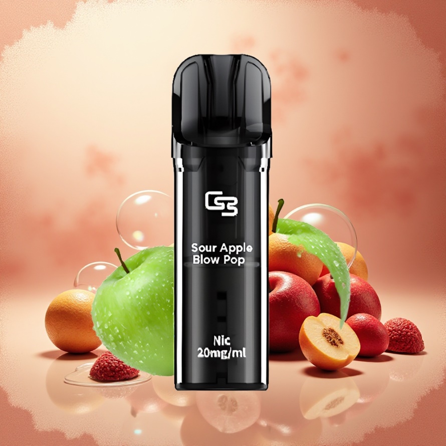 GEEK BAR Elite Förfylld Pod Kit Röd – Aluminiumlegering, 650 mAh, 2.0 ml, Bypass, Magnetisk – Svensk Grossist