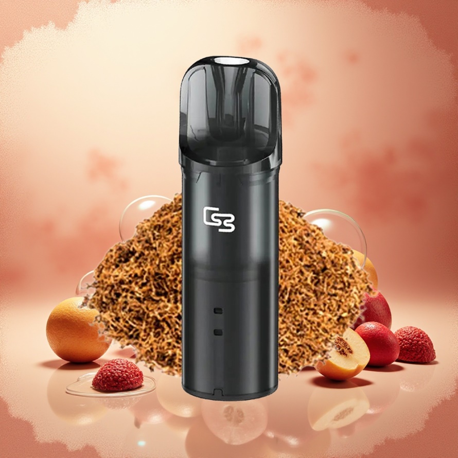 GEEK BAR Elite Förfylld Pod Kit Röd – Aluminiumlegering, 650 mAh, 2.0 ml, Bypass, Magnetisk – Svensk Grossist