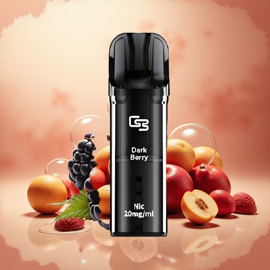 GEEK BAR Elite Förfylld Pod Kit Röd – Aluminiumlegering, 650 mAh, 2.0 ml, Bypass, Magnetisk – Svensk Grossist
