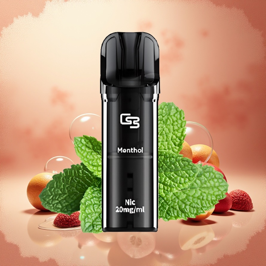 GEEK BAR Elite Förfylld Pod Kit Röd – Aluminiumlegering, 650 mAh, 2.0 ml, Bypass, Magnetisk – Svensk Grossist