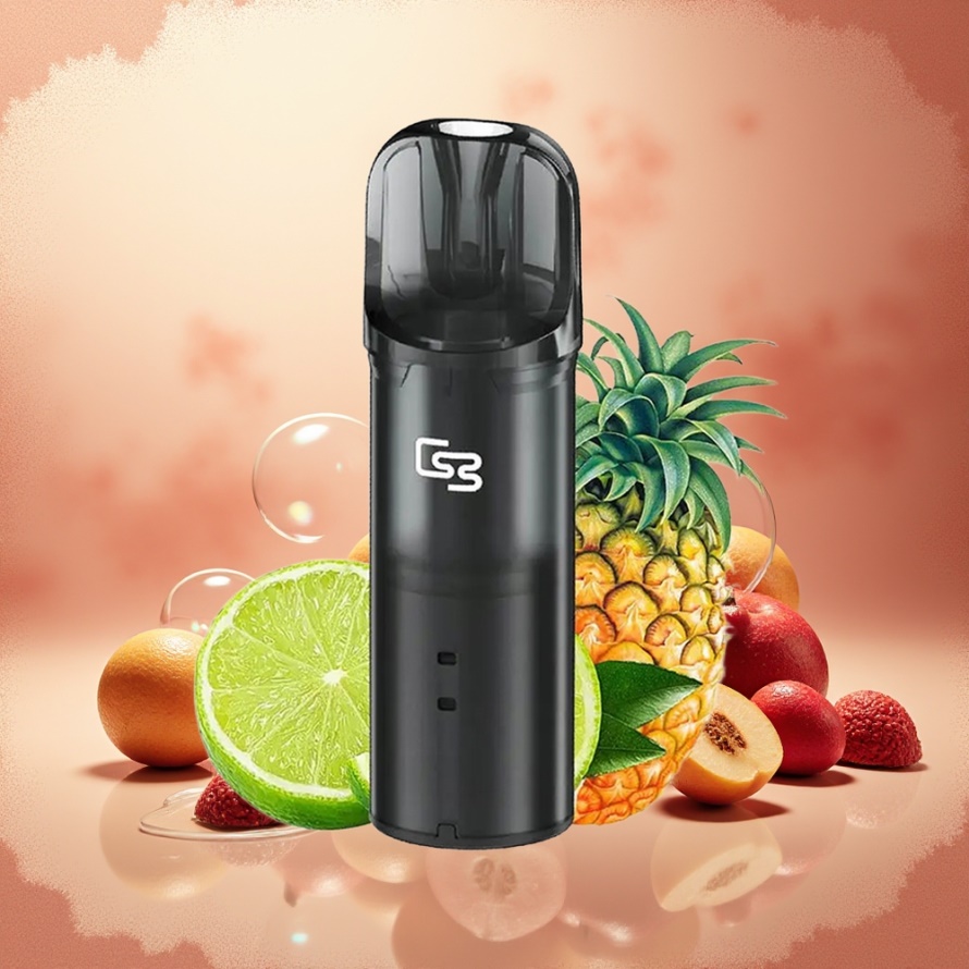 GEEK BAR Elite Förfylld Pod Kit Röd – Aluminiumlegering, 650 mAh, 2.0 ml, Bypass, Magnetisk – Svensk Grossist