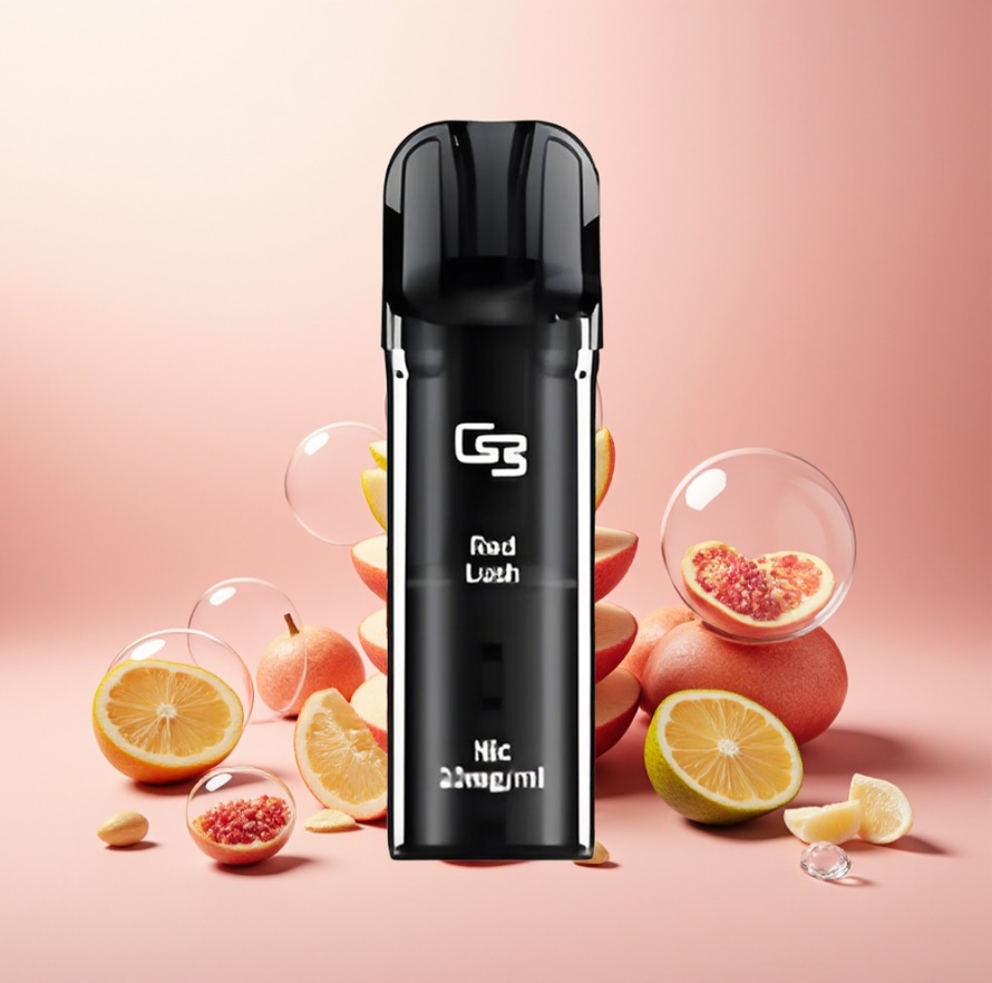 GEEK BAR Elite Förfylld Pod Kit Rosa - Aluminiumlegering, 650 mAh, 2.0 ml, Magnetisk, Bypass, svensk grossist