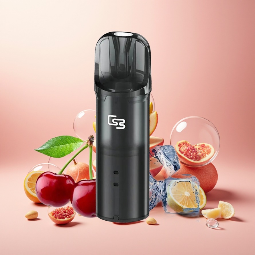 GEEK BAR Elite Förfylld Pod Kit Rosa - Aluminiumlegering, 650 mAh, 2.0 ml, Magnetisk, Bypass, svensk grossist