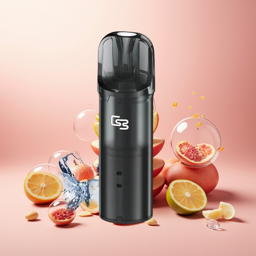 GEEK BAR Elite Förfylld Pod Kit Rosa - Aluminiumlegering, 650 mAh, 2.0 ml, Magnetisk, Bypass, svensk grossist