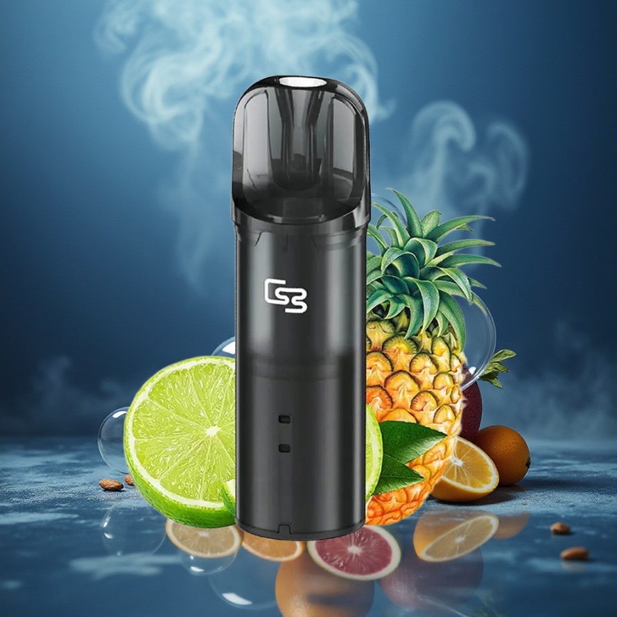 GEEK BAR Elite Prefylld Pod Kit Midnatt Blå - Aluminiumlegering, 650 mAh, 2.0 ml, Magnetisk, Bypass, svensk grossist