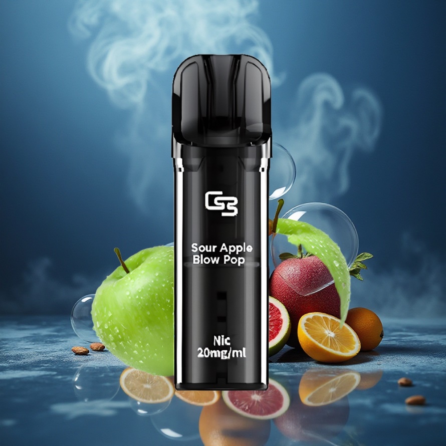 GEEK BAR Elite Prefylld Pod Kit Midnatt Blå - Aluminiumlegering, 650 mAh, 2.0 ml, Magnetisk, Bypass, svensk grossist