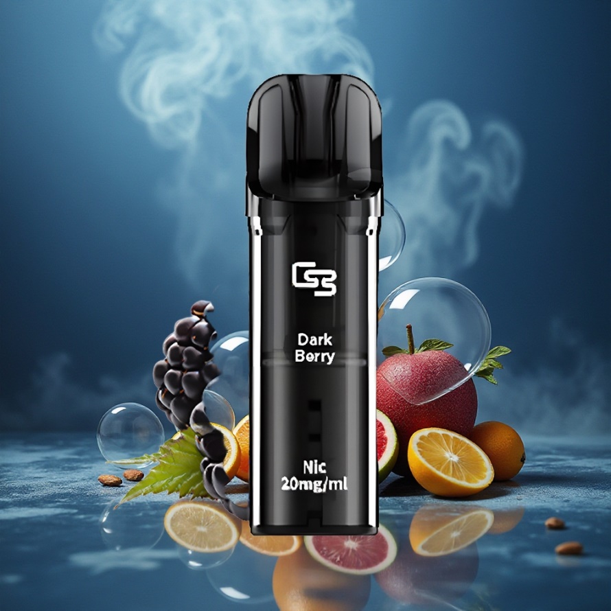 GEEK BAR Elite Prefylld Pod Kit Midnatt Blå - Aluminiumlegering, 650 mAh, 2.0 ml, Magnetisk, Bypass, svensk grossist