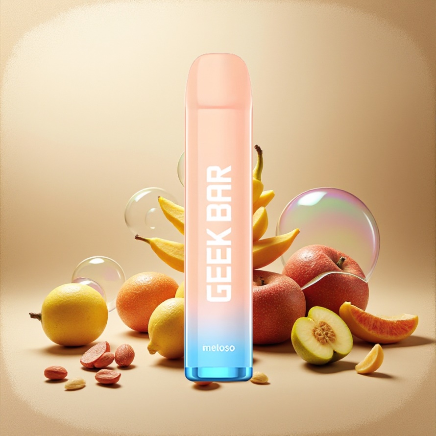 GEEK BAR Meloso 600 Puffs Engångs Vape Cola IS svensk grossist 2ml 550mAh 20mg