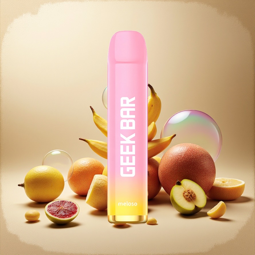 GEEK BAR Meloso 600 Puffs Engångs Vape Rock G 2ml 550mAh 20mg svensk grossist
