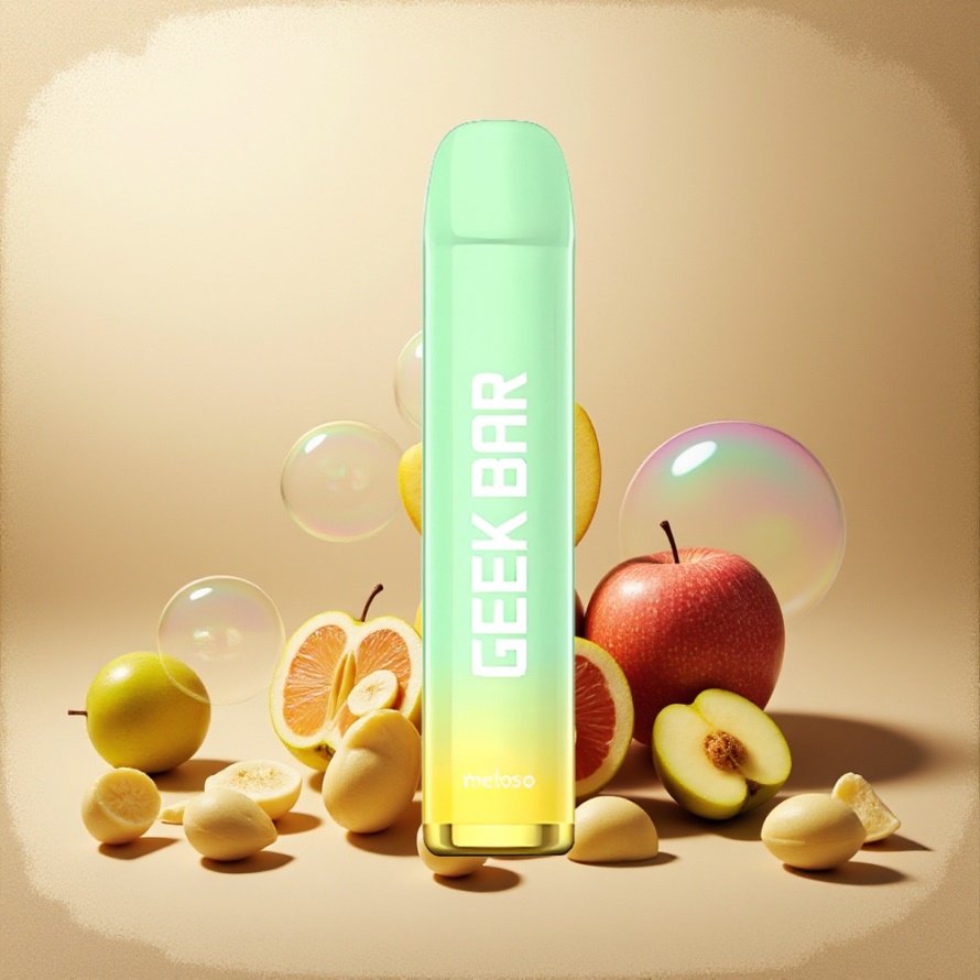 GEEK BAR Meloso 600 Puffs Engångs Vape Sur Äpple 2ml/550mAh 20mg svensk grossist
