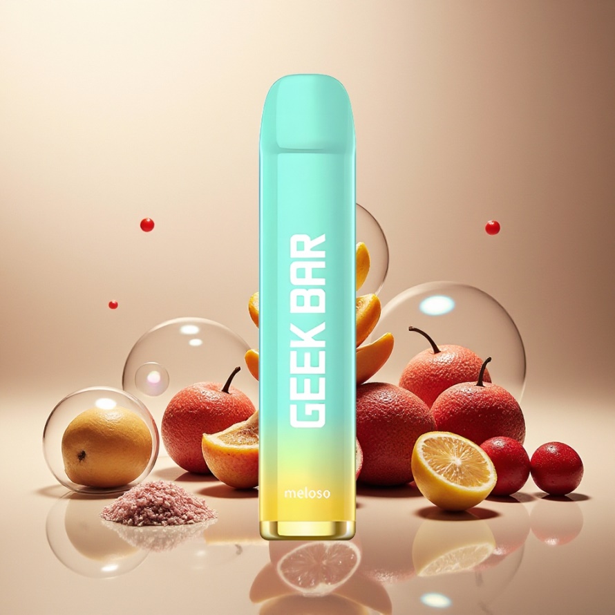 GEEK BAR Meloso 600 Puffs Engångs Vape Svartvinbärsmynta (2ml, 550mAh, 20mg) svensk grossist