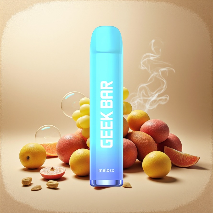 GEEK BAR Meloso 600 Puffs Engångs Vape Vinbar ICE 2ml 550mAh 20mg svensk grossist