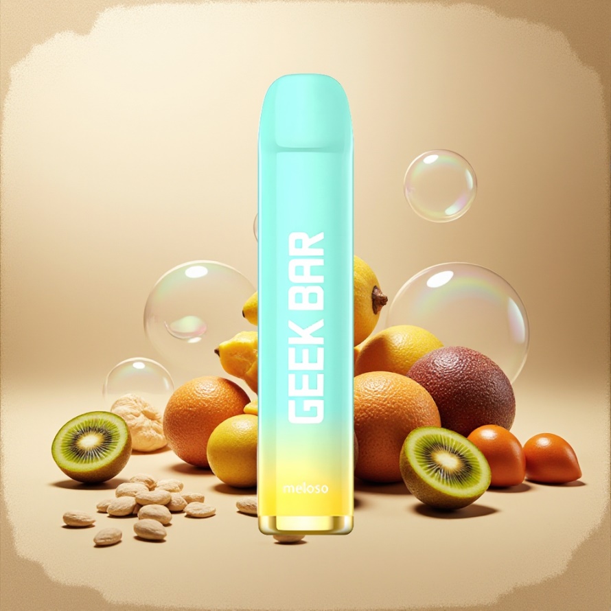 GEEK BAR Meloso 600 Puffs Engångsvape Kiwi Passionsfrukt 2ml 550mAh 20mg svensk grossist