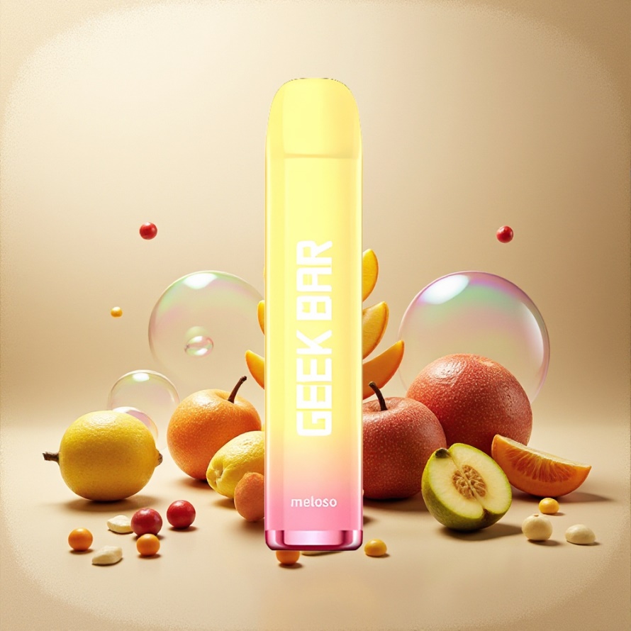 GEEK BAR Meloso 600 Puffs Svensk Grossist Engångs Vape 2ml/550mAh 20mg Geek Juice