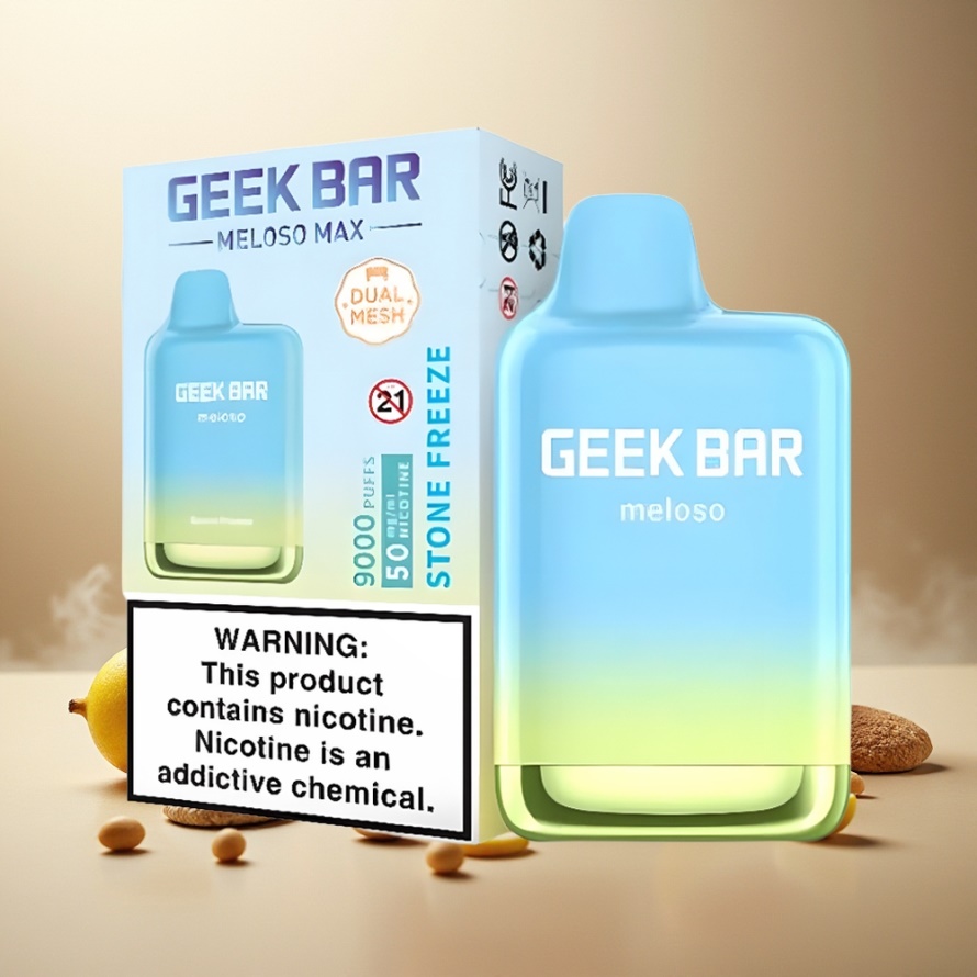 GEEK BAR Meloso Max 9000 Puffs Svensk Grossist Engångs Vape Stenfri Frys med 600mAh & USB-C