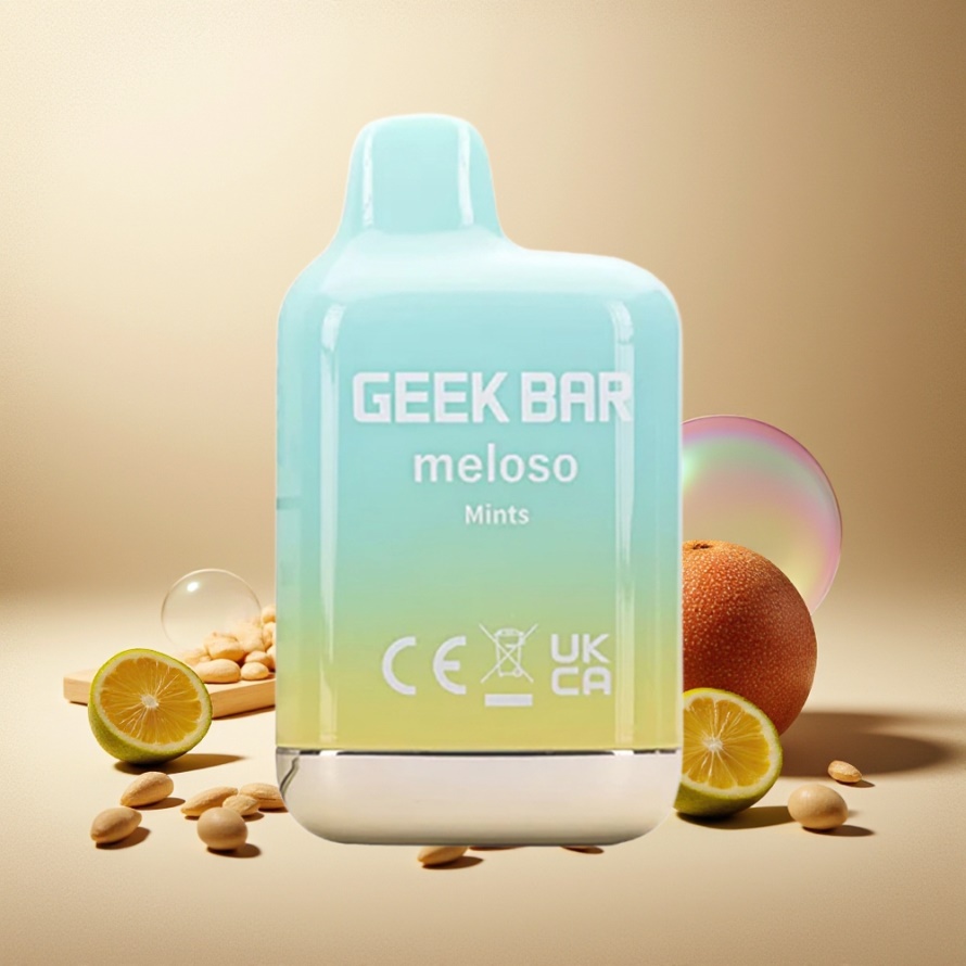 GEEK BAR Meloso Mini 600 Puffs Svensk Grossist Engångs Vape Mints med 550mAh & Dual Mesh