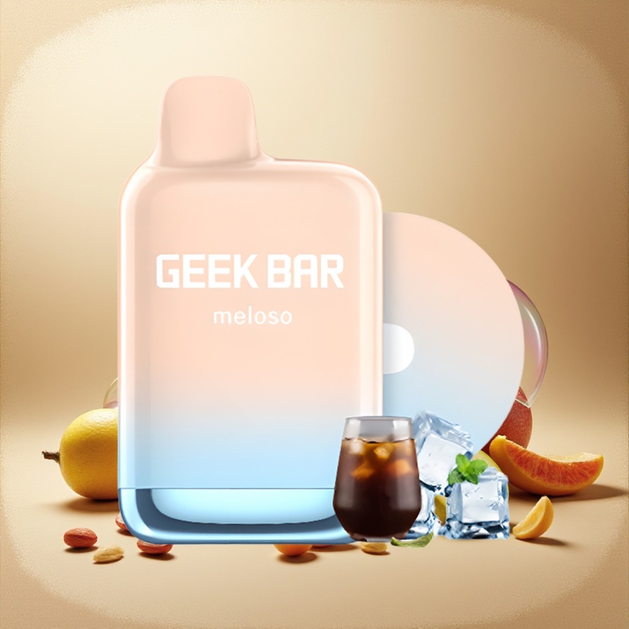 GEEK BAR Meloso Pro 4000 Puffs Engångs Vape Cola IS svensk grossist 12ml 2% Nicotin Typ-C
