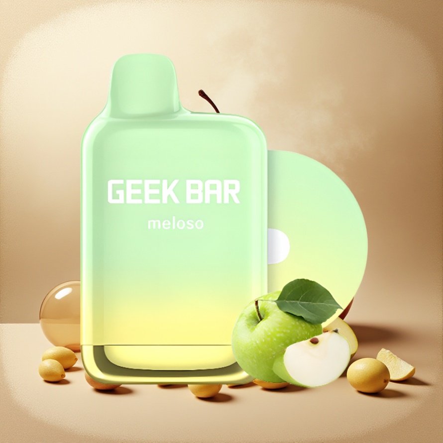 GEEK BAR Meloso Pro 4000 Puffs Engångs Vape Dubbel Äpple 12ml 2% Nikotin 600mAh svensk grossist