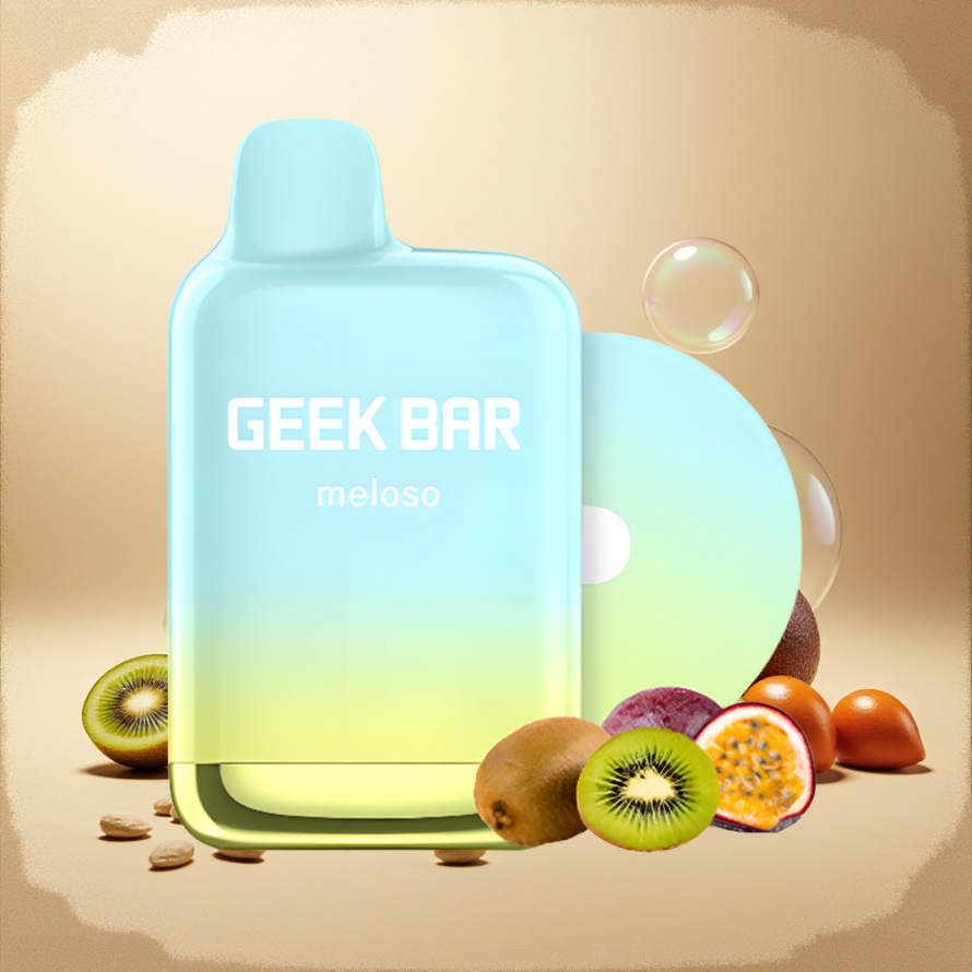 GEEK BAR Meloso Pro 4000 Puffs Engångs Vape Kiwi Passionsfrukt 12ml 2% Nikotin Dual-Mesh svensk grossist