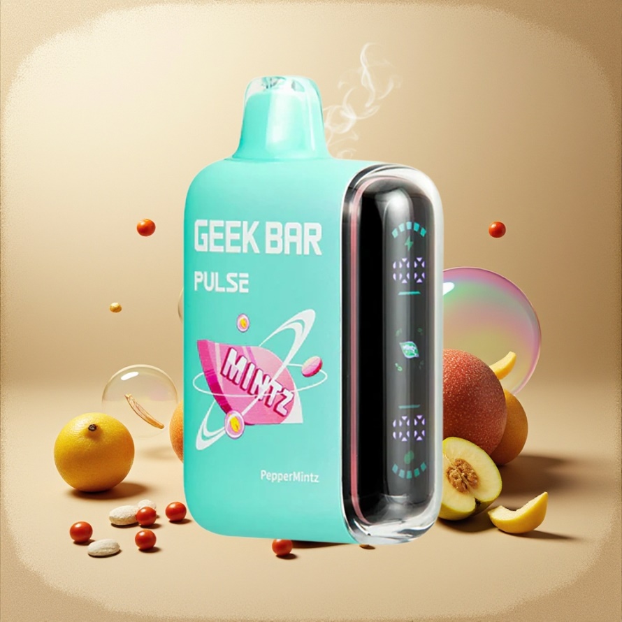 GEEK BAR Pulse 15000 Puffs Engångs Vape Mynta Edition 16ML 5% Nikotin svensk grossist