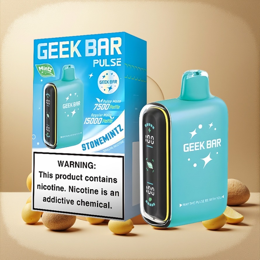 GEEK BAR Pulse 15000 Puffs Engångs Vape Mynta Edition 16ML 5% Nikotin svensk grossist
