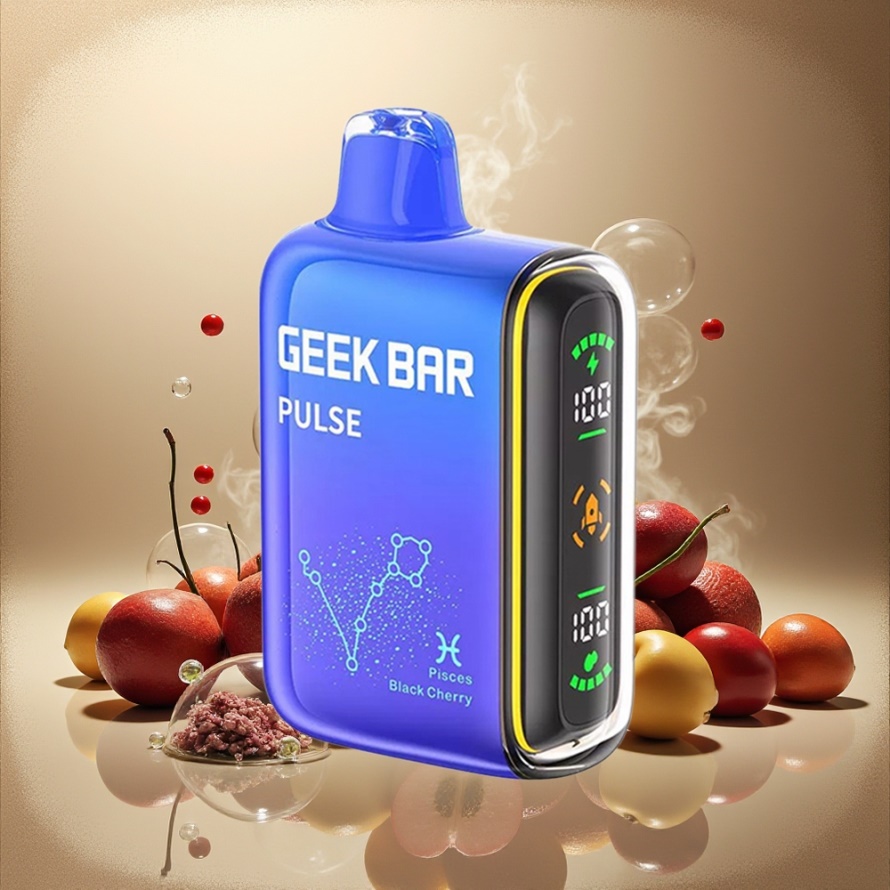 GEEK BAR Pulse 15000 Puffs Engångs Vape Zodiac Edition Svensk Grossist med 16ML E-vätska, 5% Nikotin & USB-C