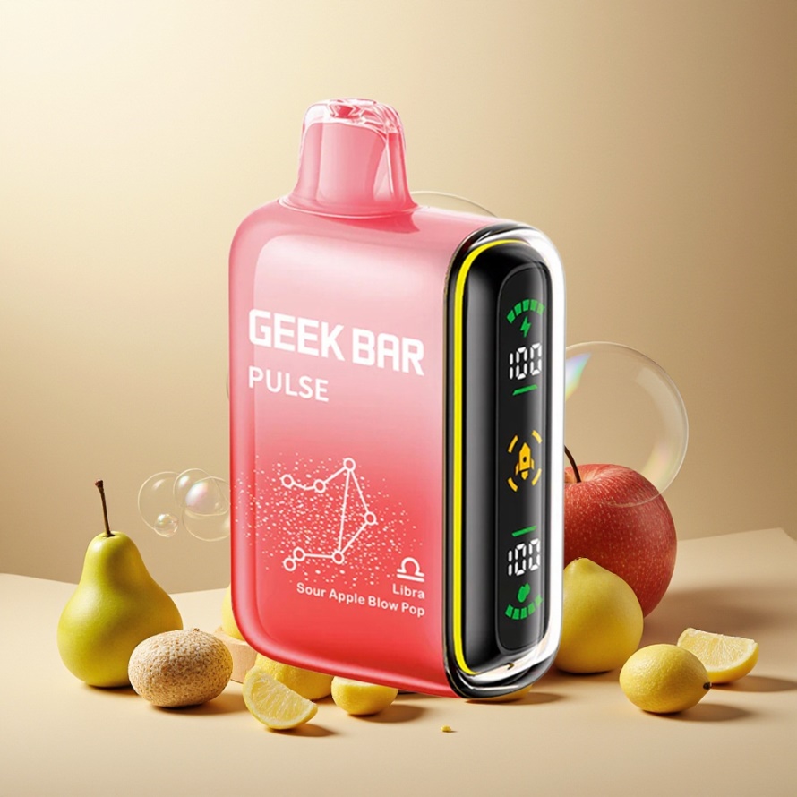 GEEK BAR Pulse 15000 Puffs Engångs Vape Zodiac Edition Svensk Grossist med 16ML E-vätska, 5% Nikotin & USB-C