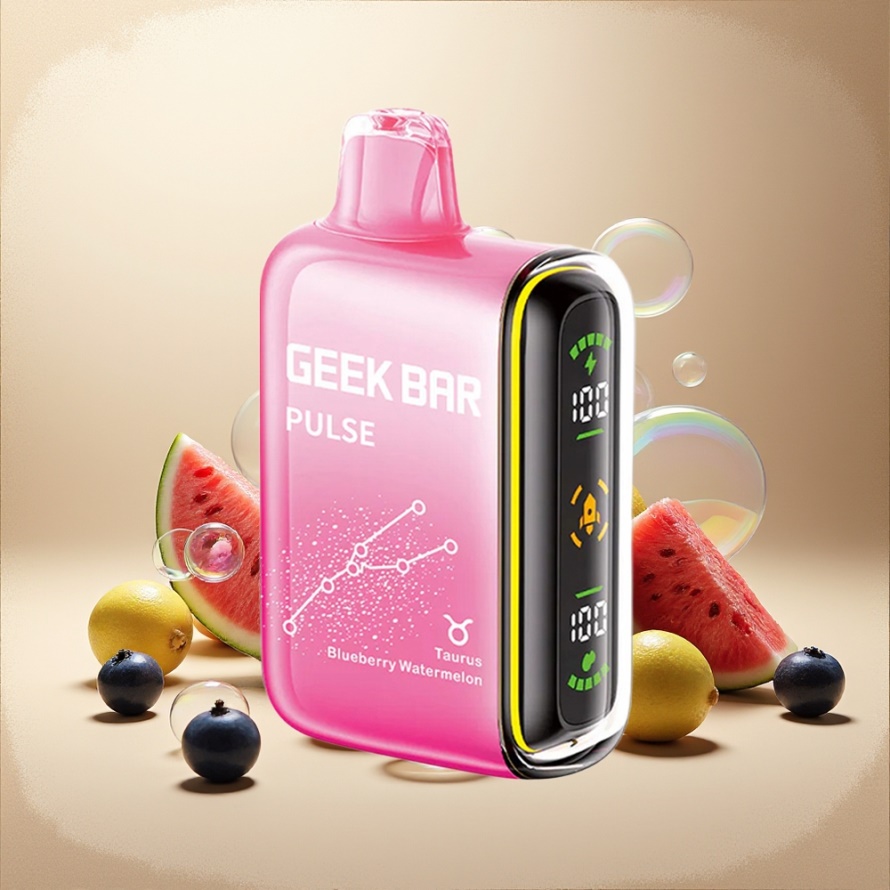 GEEK BAR Pulse 15000 Puffs Engångs Vape Zodiac Edition Svensk Grossist med 16ML E-vätska, 5% Nikotin & USB-C