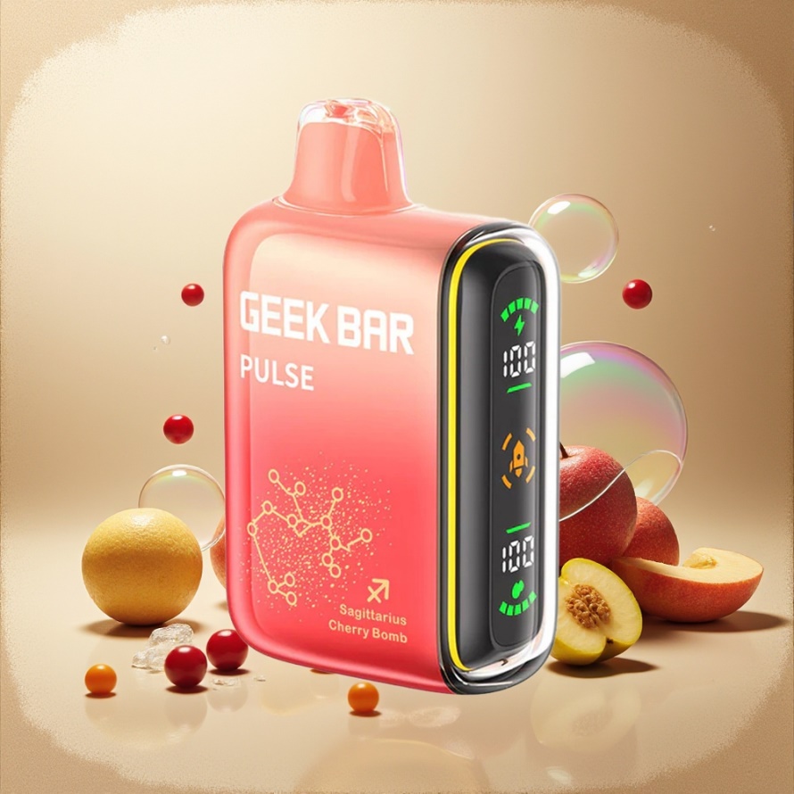GEEK BAR Pulse 15000 Puffs Engångs Vape Zodiac Edition Svensk Grossist med 16ML E-vätska, 5% Nikotin & USB-C