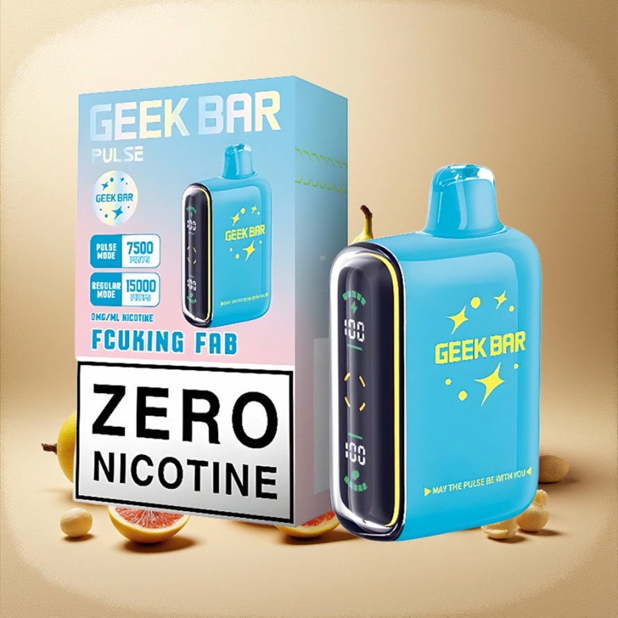 GEEK BAR Pulse 15000 Puffs Svensk Grossist Engångs Vape Nikotinfri 16ML 650 mAh USB-C