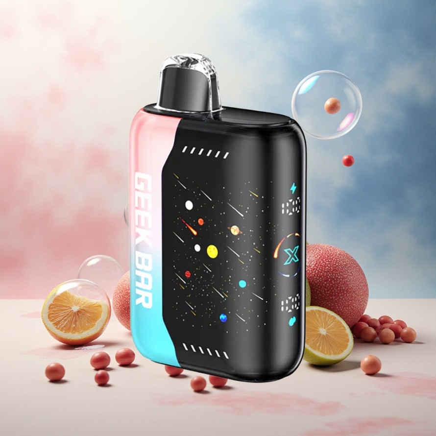 GEEK BAR Pulse X 25000 Puffs Svensk Grossist Meteor Edition med 18mL E-Vätska och USB Type-C